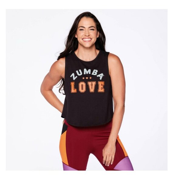 Large Zumba Love Muscle Tank - Black - NWT - Picture 1 of 2